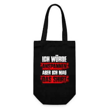 Tense Bodybuilding Bodybuilder Gym Weight Lifting - Gift Bag for Bottles - black - Front