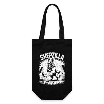 Shepzilla – Retro Rampage - Geschenkbeutel für Flaschen - Schwarz - Vorne
