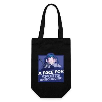 Commentateur Présentateur sportif - Sac à bouteille - noir - Devant