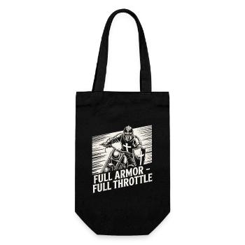 Christian Biker Full Armor Full Throttle - Gift Bag for Bottles - black - Front