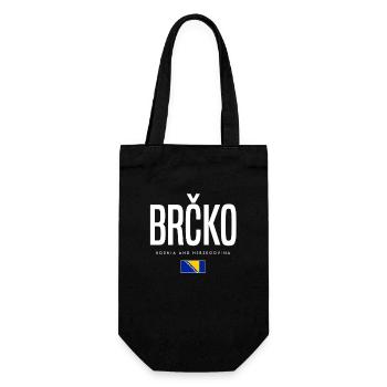 Brcko Bosnien und Herzegowina - Geschenkbeutel für Flaschen - Schwarz - Vorne
