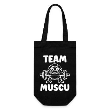 Animaux Humour musculation - Sac à bouteille - noir - Devant