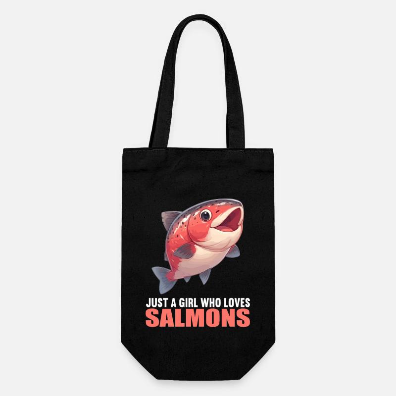 Saumon Saumon - Sac à bouteille - noir