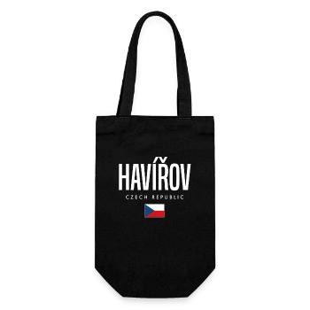 Havirov Tschechien - Geschenkbeutel für Flaschen - Schwarz - Vorne