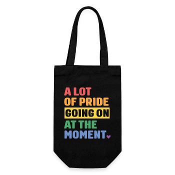 LGBTQ Pride Month - Viel Pride - Geschenkbeutel für Flaschen - Schwarz - Vorne