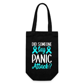 Anxiety disorder Anxiety disorder - Gift Bag for Bottles - black - Front