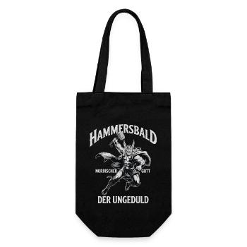 Hammersbald – Dieu nordique de l’impatience - Sac à bouteille - noir - Devant