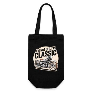 Motards vintage : classiques au lieu d’anciens - Sac à bouteille - noir - Devant