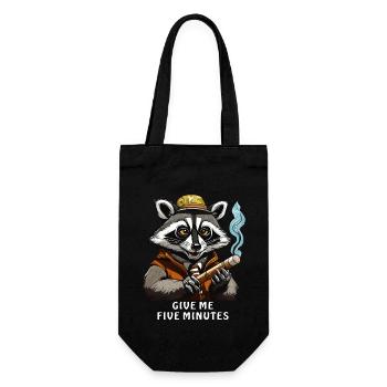JOINT DE RATON LAVEUR DONNEZ-MOI CINQ MINUTES - Sac à bouteille - noir - Devant