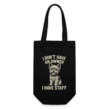 Les propriétaires de Yorkshire Terrier disent : - Sac à bouteille - noir - Devant