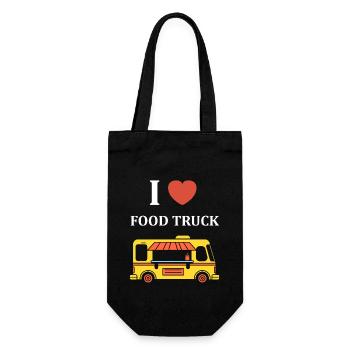 Food truck - Sac à bouteille - noir - Devant
