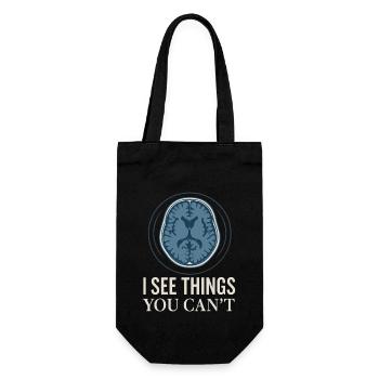 MRI Technologist Radiology Magnetic Resonance - Gift Bag for Bottles - black - Front