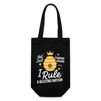 Pas seulement rester là, je dirige une nation en effervescence - Sac à bouteille - noir - Devant