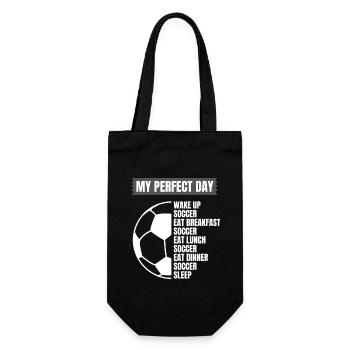 Drôle de football disant fan de football - Sac à bouteille - noir - Devant