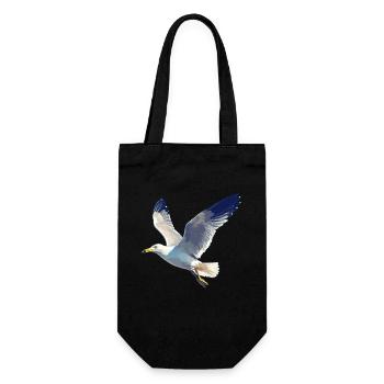 Seagulls Seagull - Gift Bag for Bottles - black - Front