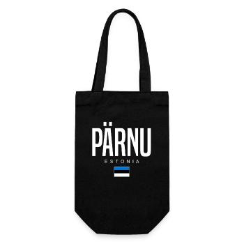Pärnu Estland - Geschenkbeutel für Flaschen - Schwarz - Vorne