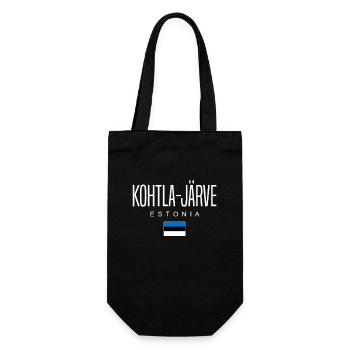 Kohtla-Järve Estland - Geschenkbeutel für Flaschen - Schwarz - Vorne
