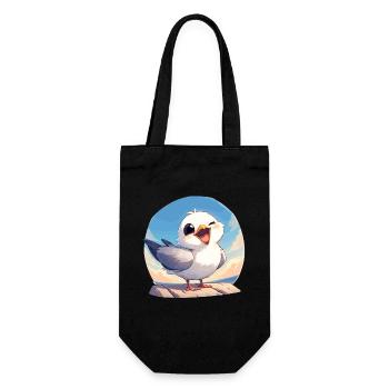 Seagulls Seagull - Gift Bag for Bottles - black - Front
