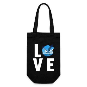 Seagulls Seagull - Gift Bag for Bottles - black - Front