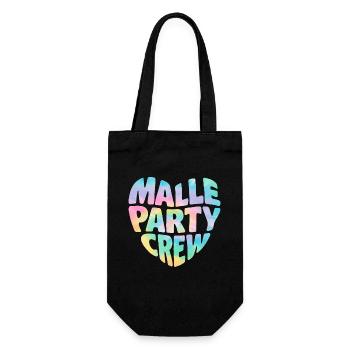 Malle Party Crew - Geschenkbeutel für Flaschen - Schwarz - Vorne