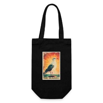 Seagulls Seagull - Gift Bag for Bottles - black - Front