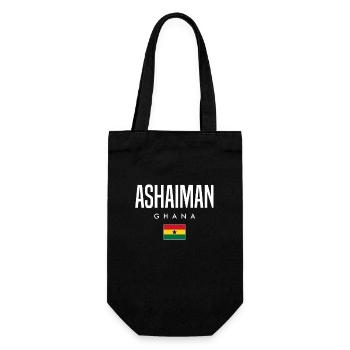 Ashaiman Ghana - Geschenkbeutel für Flaschen - Schwarz - Vorne