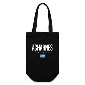 Acharnes, Greece - Gift Bag for Bottles - black - Front