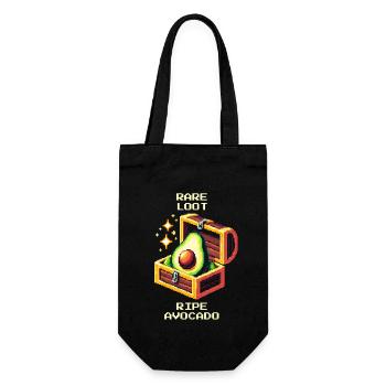 Rare Loot | Perfectly Ripened Avocado Drop - Gift Bag for Bottles - black - Front