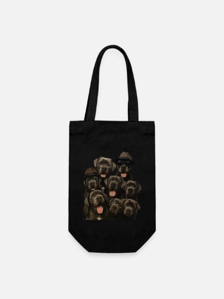 Cane Corso - Geschenkbeutel für Flaschen - Schwarz