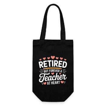 Enseignant à la retraite - Sac à bouteille - noir - Devant
