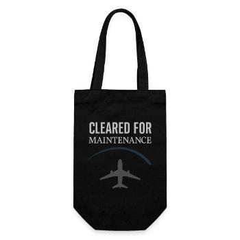 Mécanicien d’aviation Faa Humour Technicien d’aéronefs - Sac à bouteille - noir - Devant