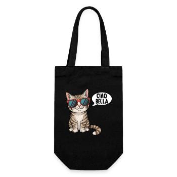 Ciao Bella - Gift Bag for Bottles - black - Front