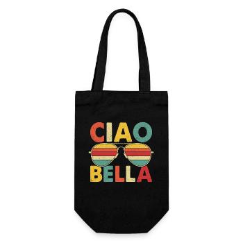 Ciao Bella - Gift Bag for Bottles - black - Front