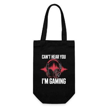 Le temps de jeu est le temps de concentration Le jeu est mon sérieux - Sac à bouteille - noir - Devant
