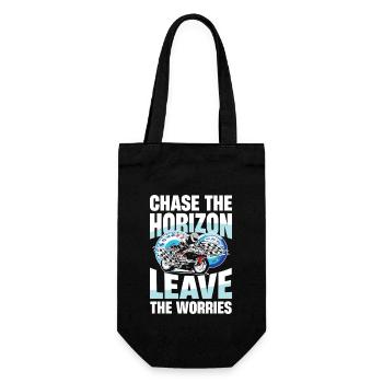 Chase The Horizon Leave The Worries Moto - Sac à bouteille - noir - Devant