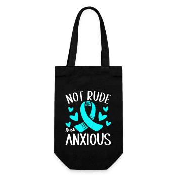 Anxiety disorder Anxiety disorder - Gift Bag for Bottles - black - Front