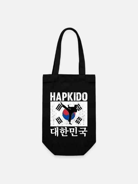 Hapkido Korean Martial Art - Geschenkbeutel für Flaschen - Schwarz