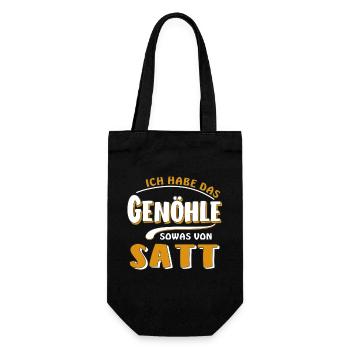 I'M TIRED OF THAT - Gift Bag for Bottles - black - Front
