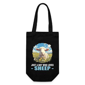 Sheep Sheep - Gift Bag for Bottles - black - Front
