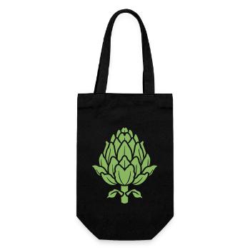 artichoke - Gift Bag for Bottles - black - Front