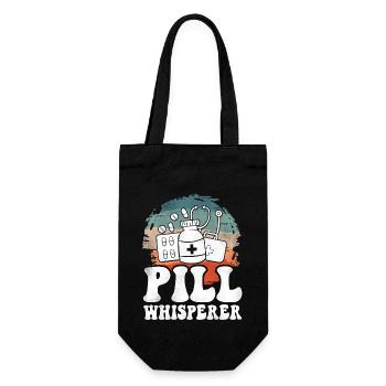 Pharmacy Tech Technician - Gift Bag for Bottles - black - Front