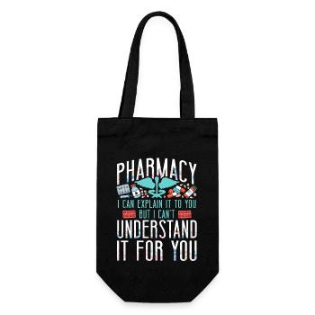 Technicien en pharmacie - Sac à bouteille - noir - Devant