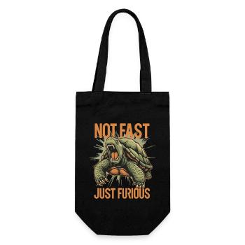 Not Fast, Just Furious Shirt - Gift Bag for Bottles - black - Front
