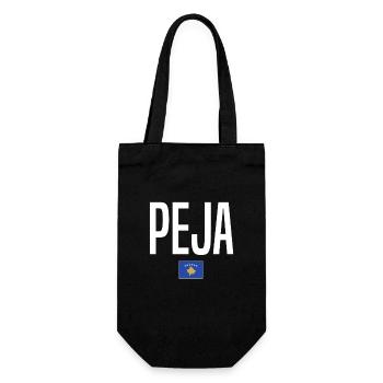 Peja Kosovo - Geschenkbeutel für Flaschen - Schwarz - Vorne
