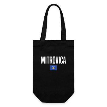 Mitrovica Kosovo - Geschenkbeutel für Flaschen - Schwarz - Vorne