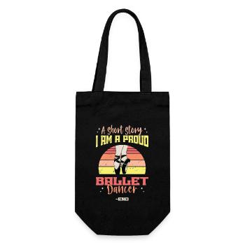 Danseuse de ballet Une nouvelle Je suis une amoureuse du ballet - Sac à bouteille - noir - Devant