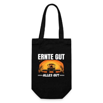 Récolte Bonne Tout Bon Motif Agricole - Sac à bouteille - noir - Devant
