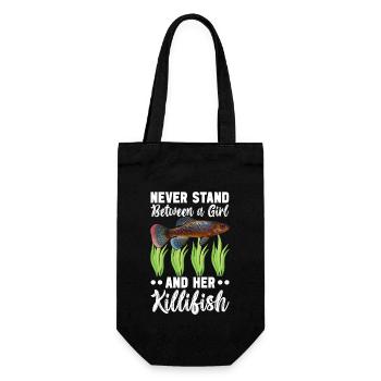 Killifish Egg-laying Tooth Doughnut Aquarium - Gift Bag for Bottles - black - Front