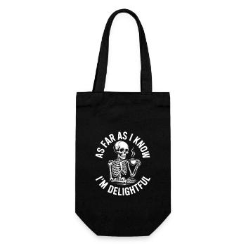 Pour autant que je sache, je suis ravi ! Sarcasme - Sac à bouteille - noir - Devant