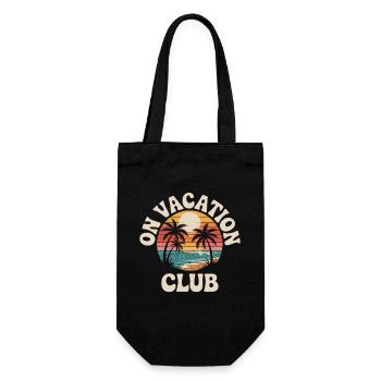 Vacation Club Summer Festival Vacation Beach Vacation - Gift Bag for Bottles - black - Front